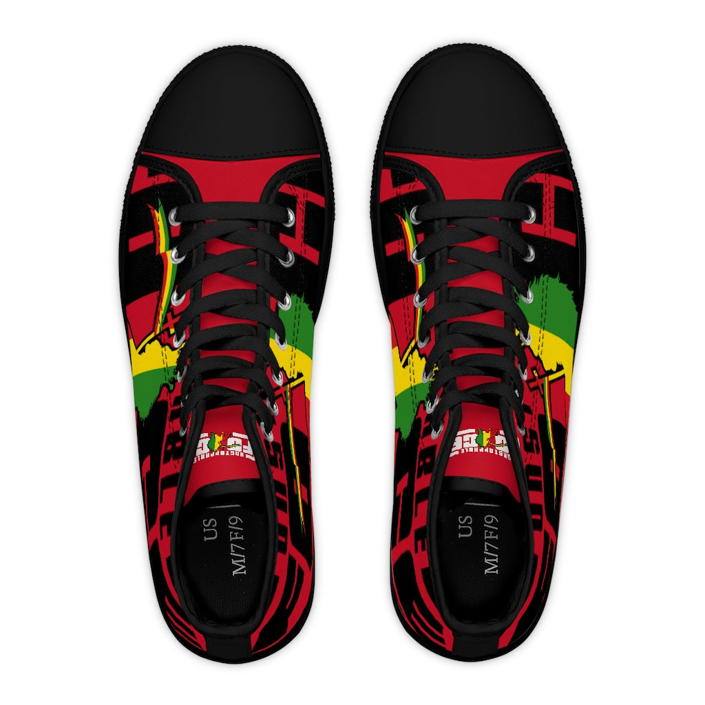 Unstoppable Force Full Banner Women's High Top Sneakers