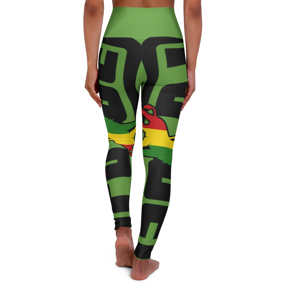 Unstoppable Force Banner High Waisted Yoga Leggings
