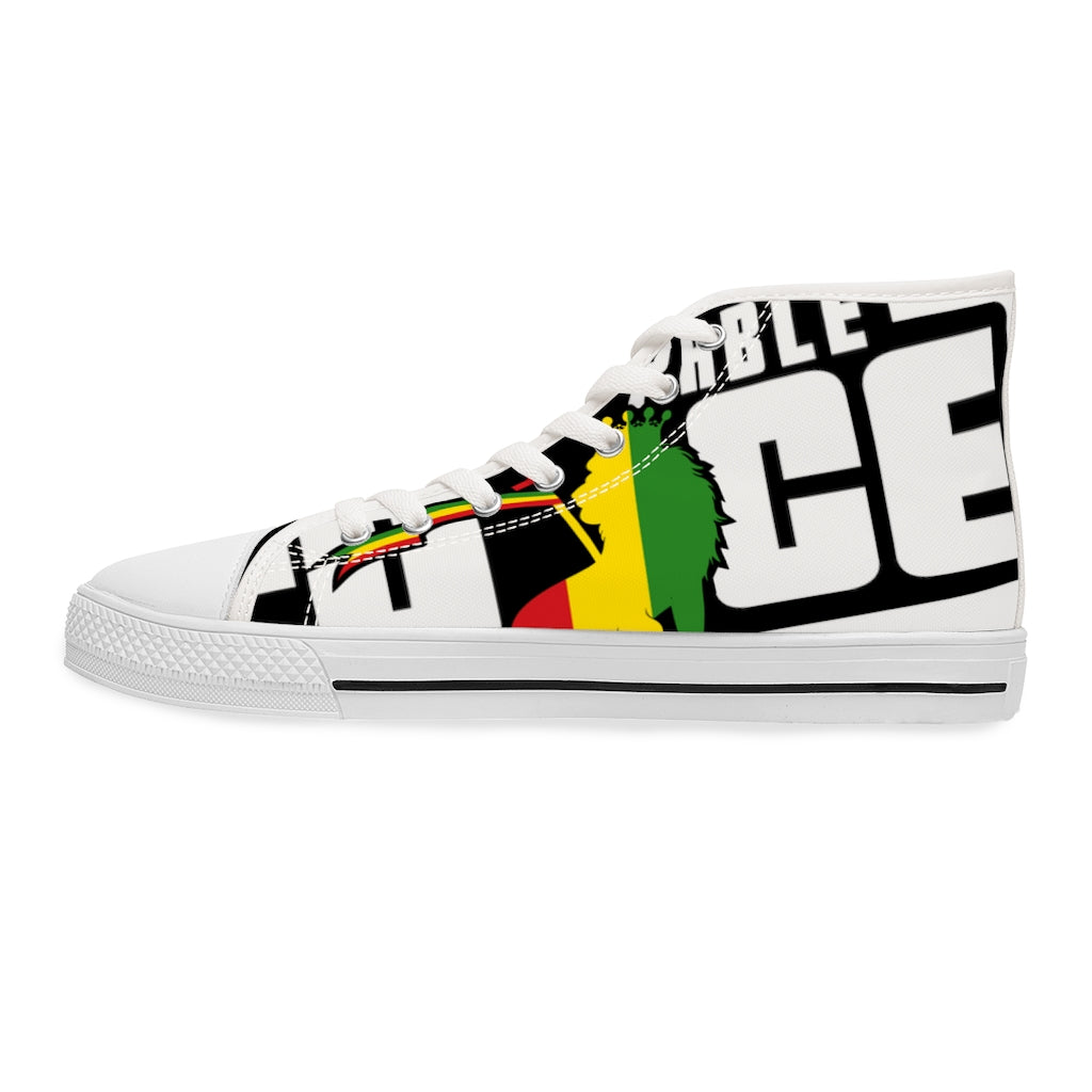 Unstoppable Force Full Banner Women's High Top Sneakers