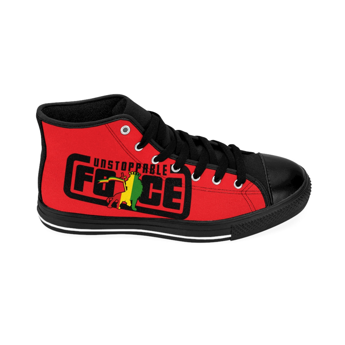 Unstoppable Force banner Men's Classic Sneakers