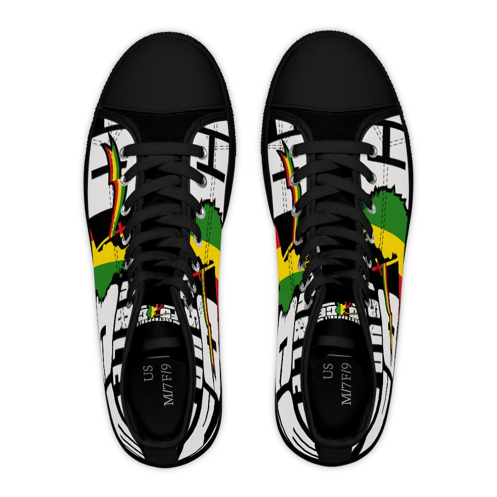 Unstoppable Force Full Banner Women's High Top Sneakers