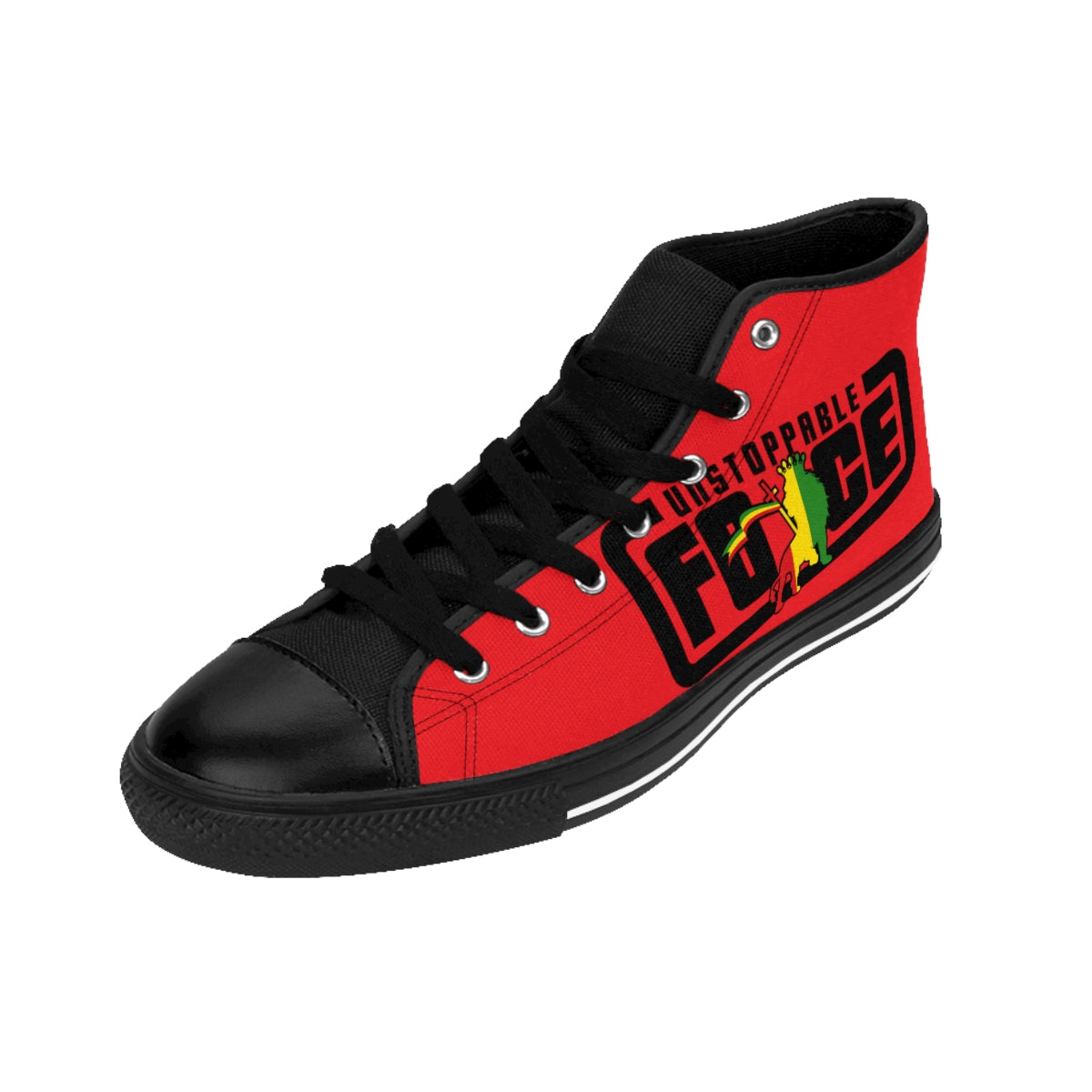 Unstoppable Force banner Men's Classic Sneakers