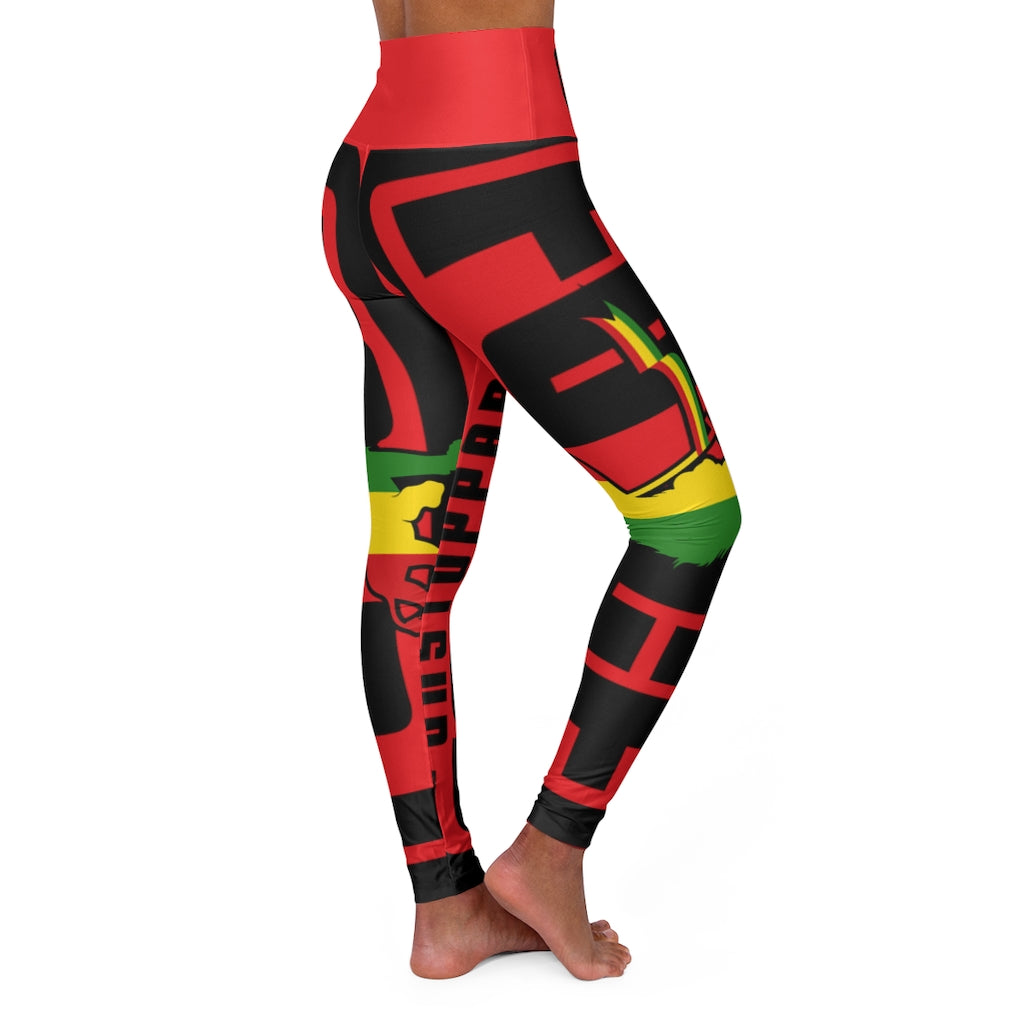 Unstoppable Force Banner High Waisted Yoga Leggings