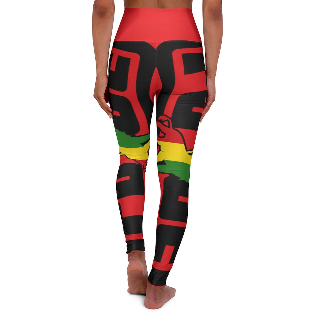 Unstoppable Force Banner High Waisted Yoga Leggings