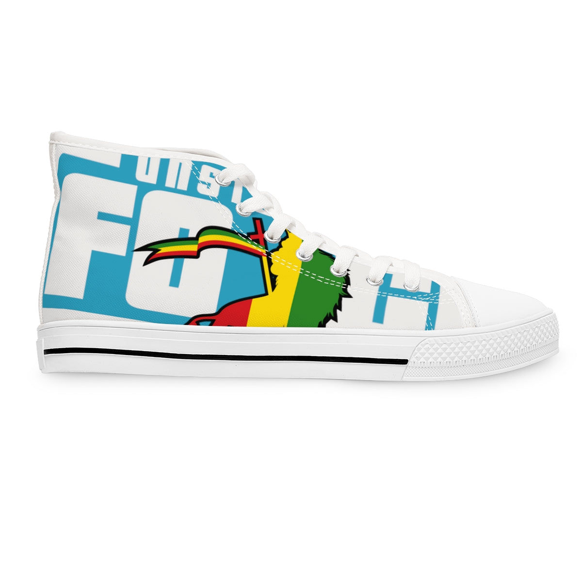 Unstoppable Force Full Banner Women's High Top Sneakers