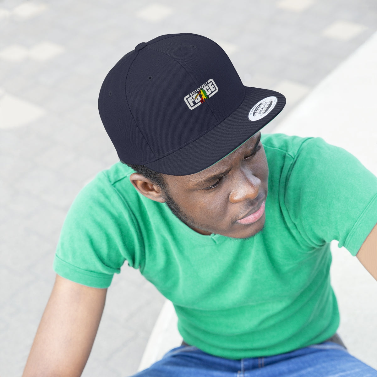 Unstoppable Force Unisex Flat Bill Hat