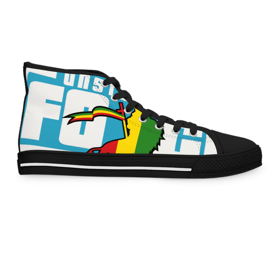 Unstoppable Force Full Banner Women's High Top Sneakers