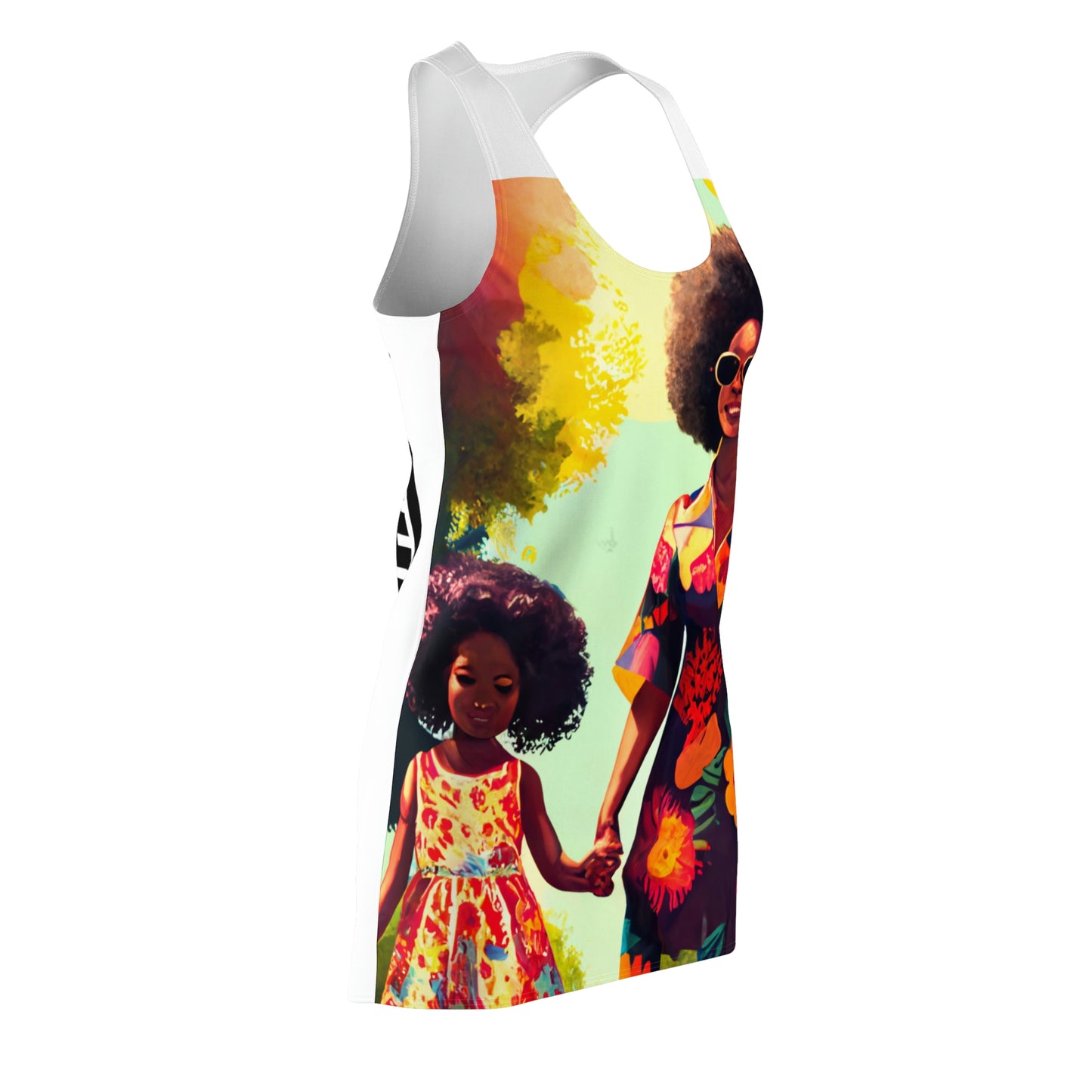 Women's Cut & Sew Racerback Dress (AOP)