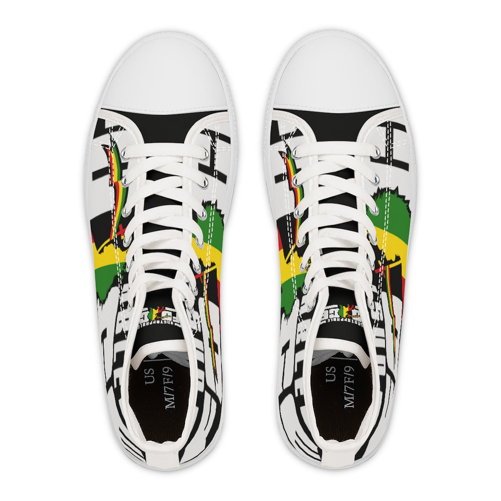 Unstoppable Force Full Banner Women's High Top Sneakers