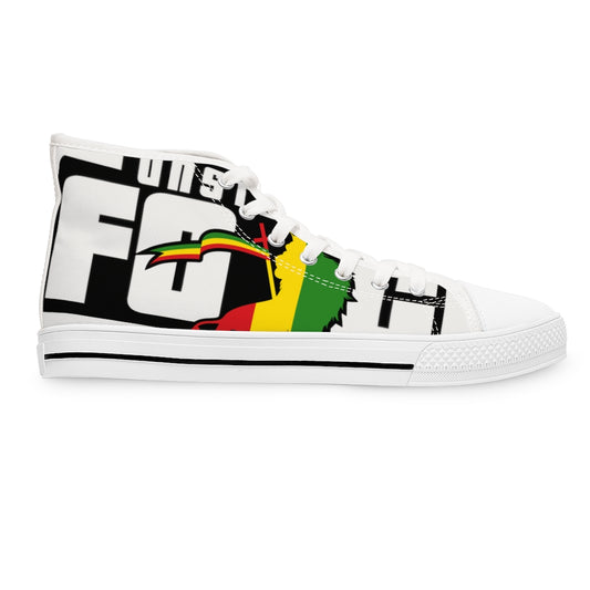 Unstoppable Force Full Banner Women's High Top Sneakers