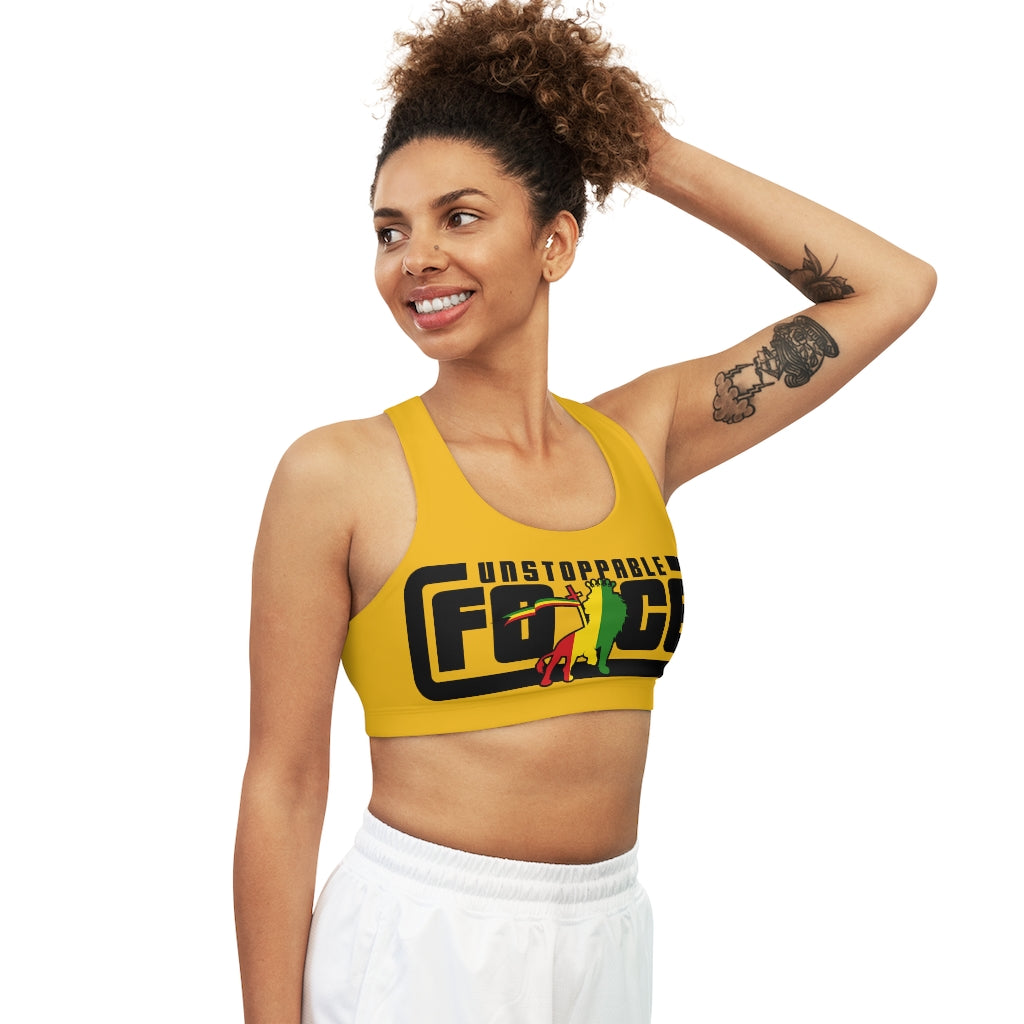 Unstoppable Force Seamless Sports Bra (AOP)