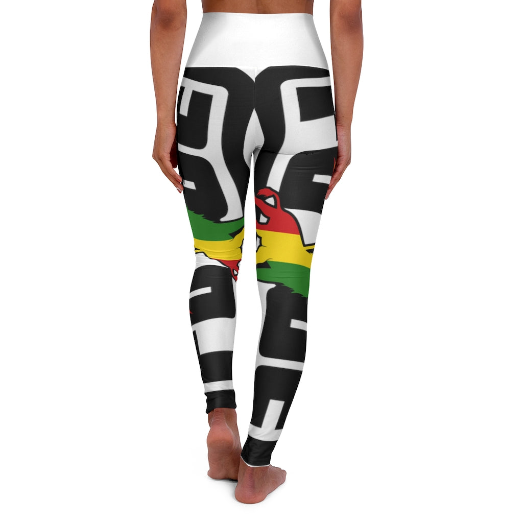 Unstoppable Force Banner High Waisted Yoga Leggings