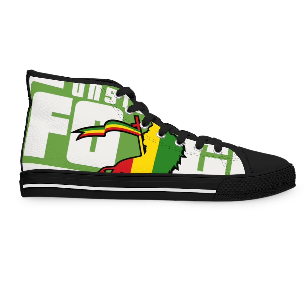 Unstoppable Force Full Banner Women's High Top Sneakers