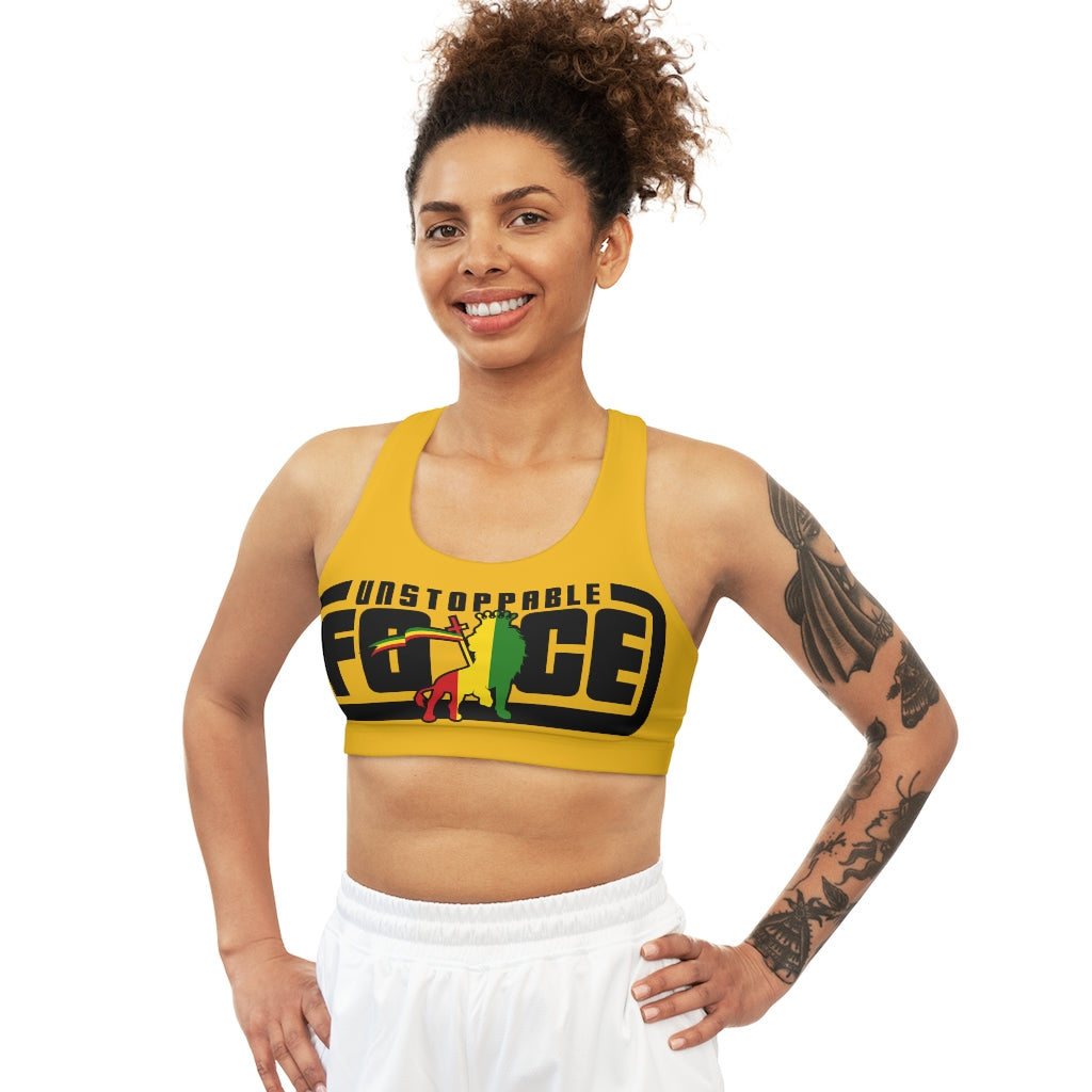Unstoppable Force Seamless Sports Bra (AOP)