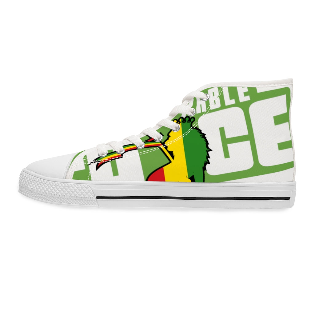 Unstoppable Force Full Banner Women's High Top Sneakers