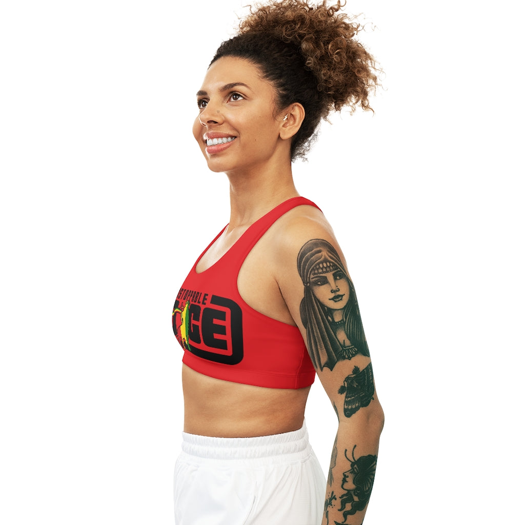 Unstoppable Force Seamless Sports Bra (AOP)