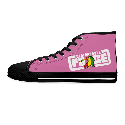 Unstoppable Force SQ banner Women's High Top Sneakers