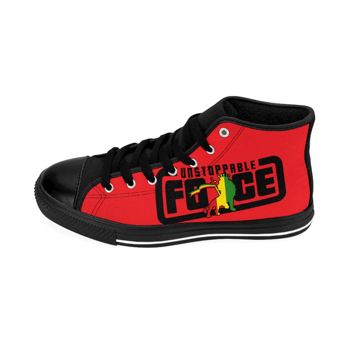 Unstoppable Force banner Men's Classic Sneakers