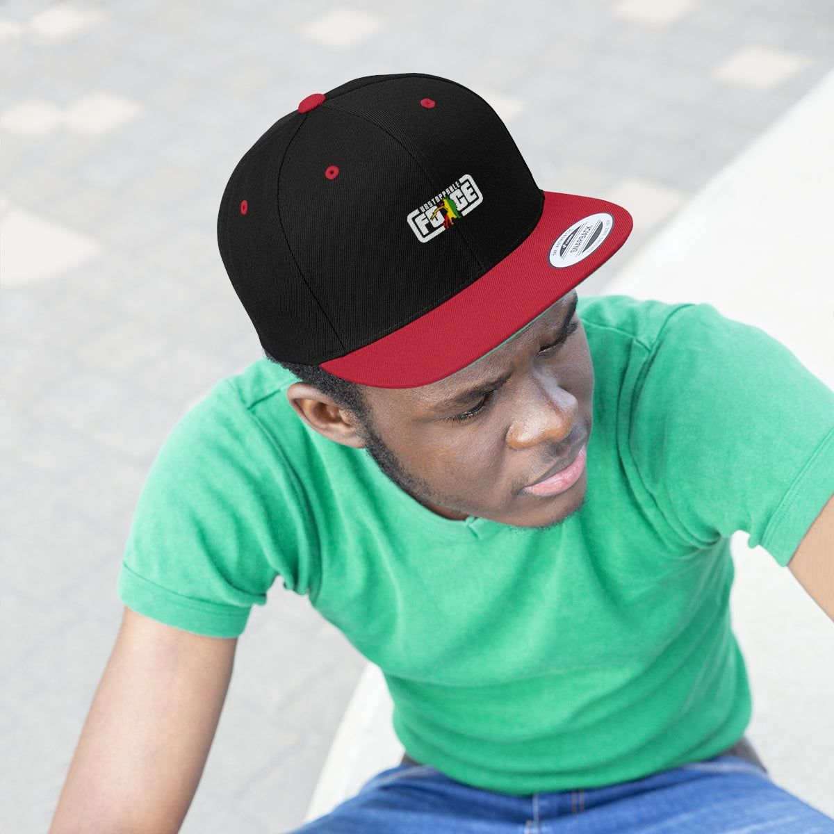 Unstoppable Force Unisex Flat Bill Hat