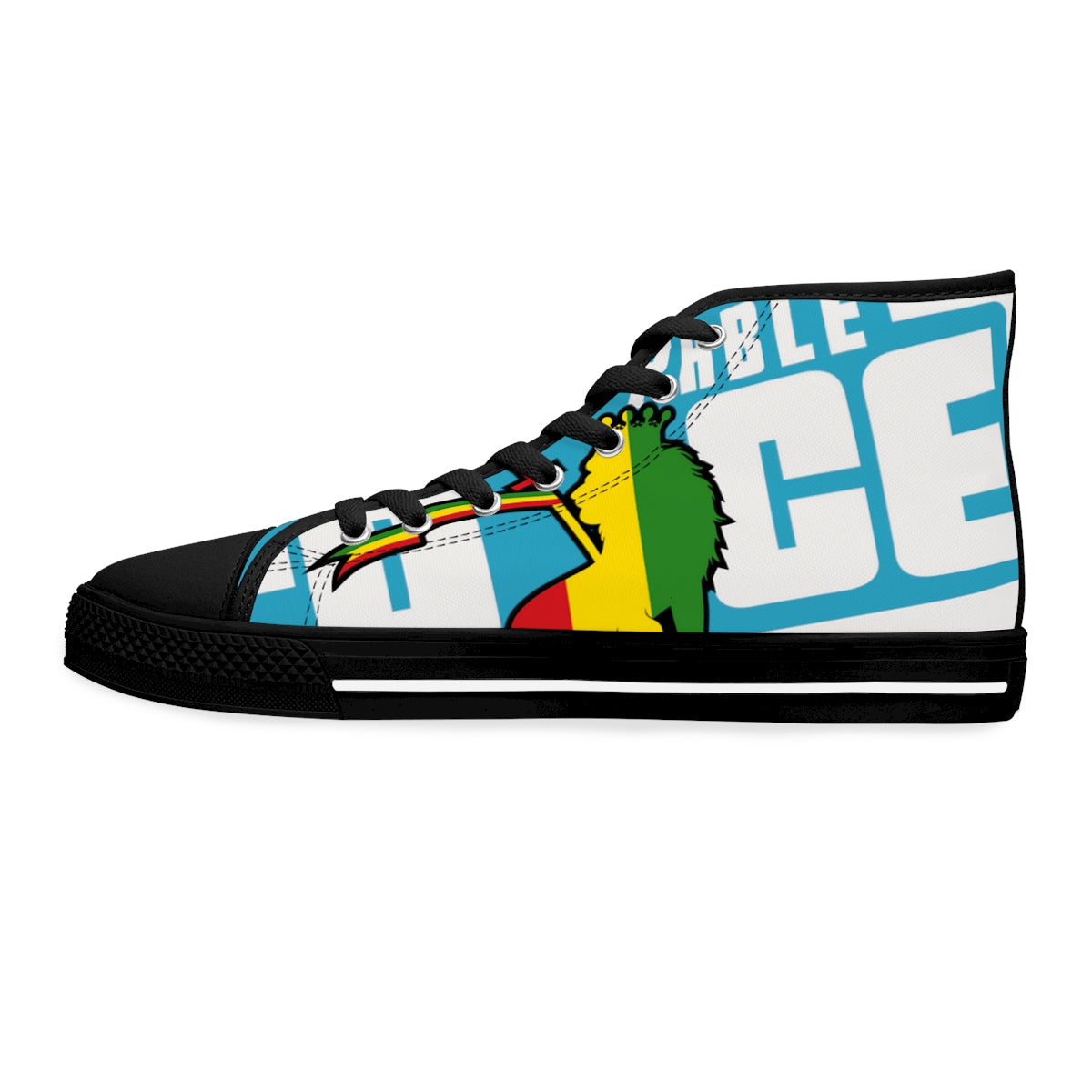 Unstoppable Force Full Banner Women's High Top Sneakers