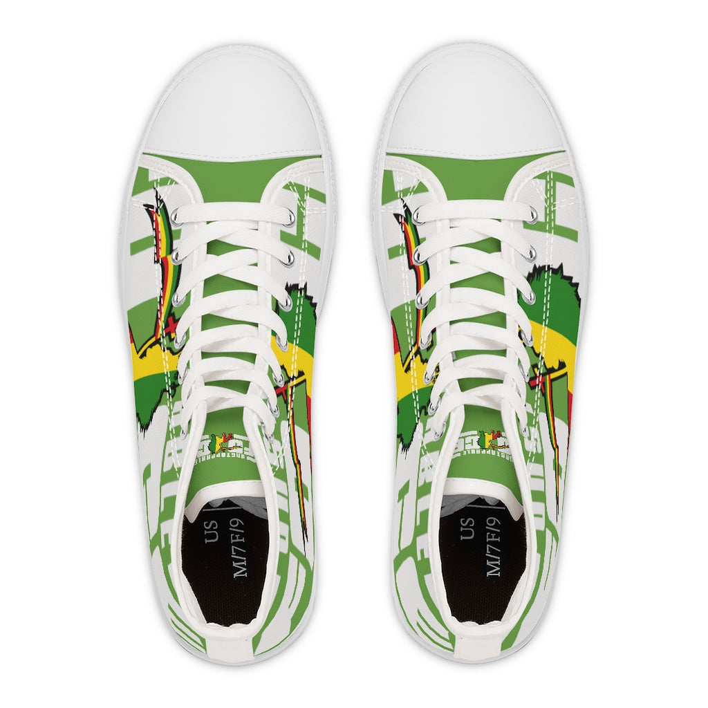 Unstoppable Force Full Banner Women's High Top Sneakers