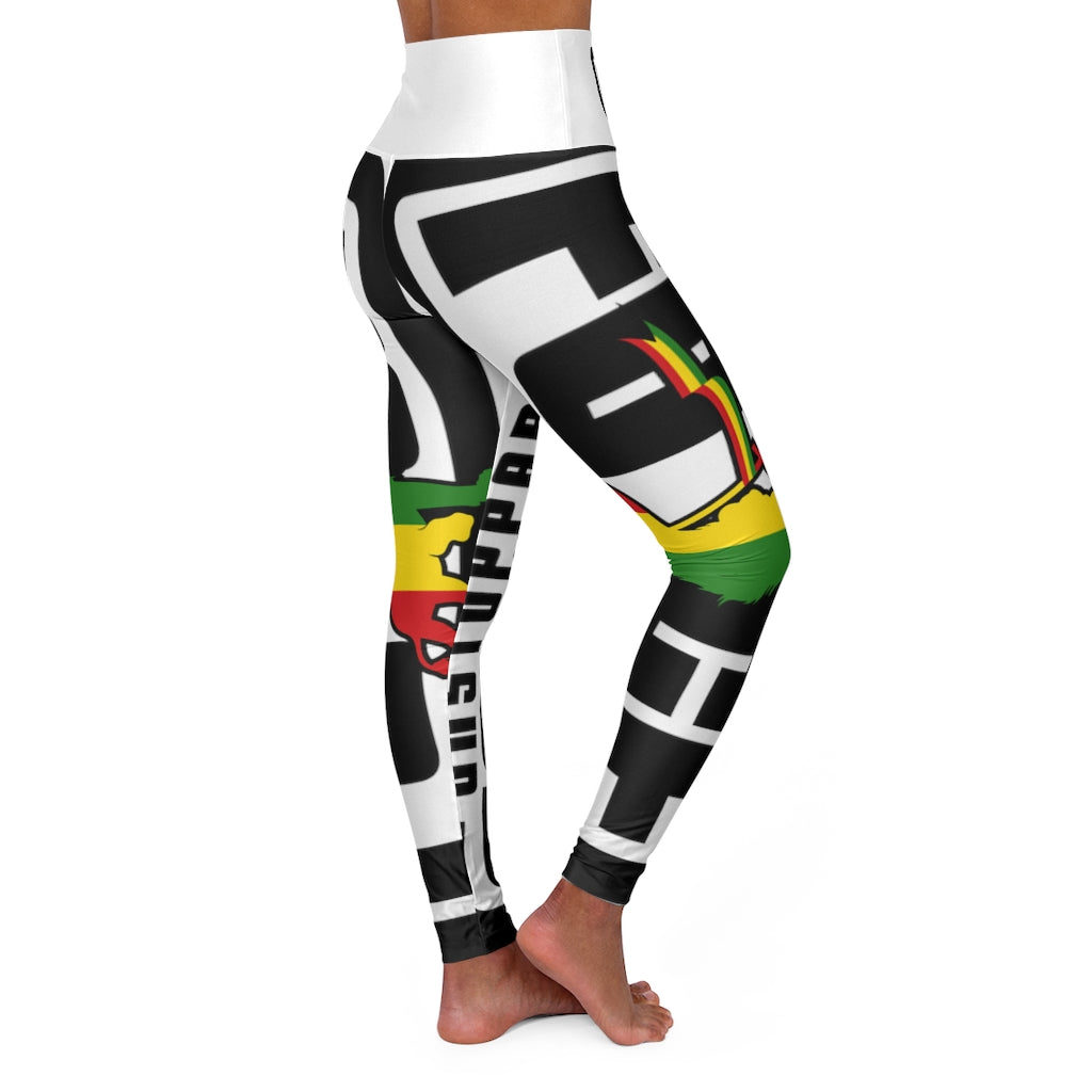Unstoppable Force Banner High Waisted Yoga Leggings