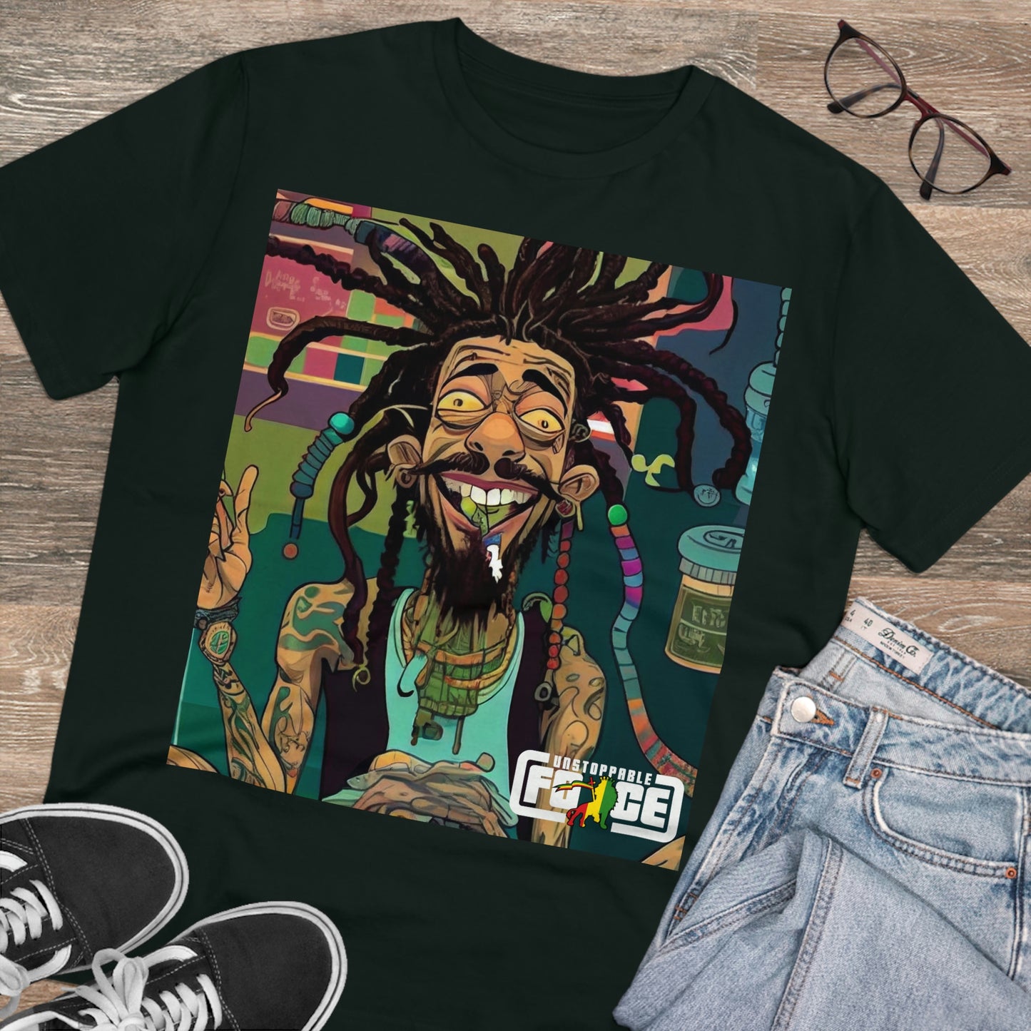 UFB Tattooed Rasta S02 Organic Creator T-shirt - Unisex