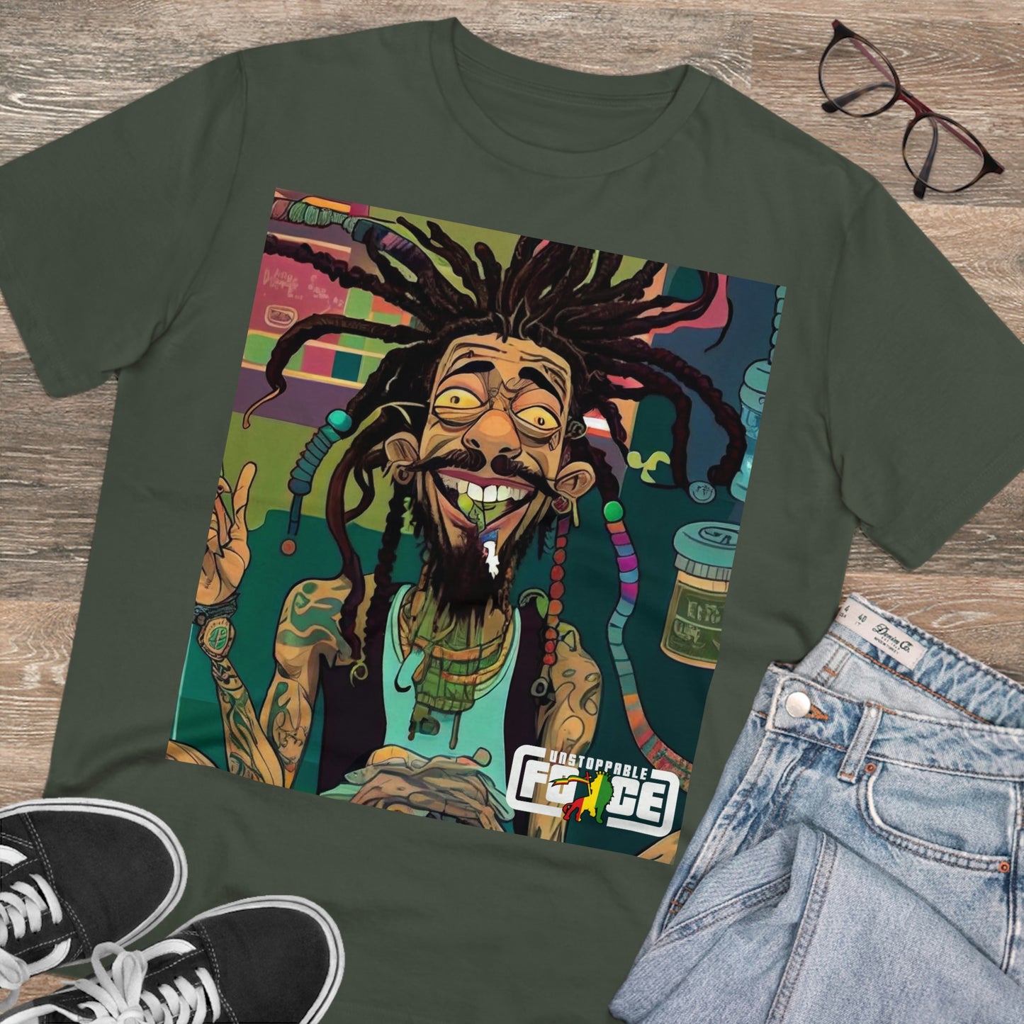 UFB Tattooed Rasta S02 Organic Creator T-shirt - Unisex