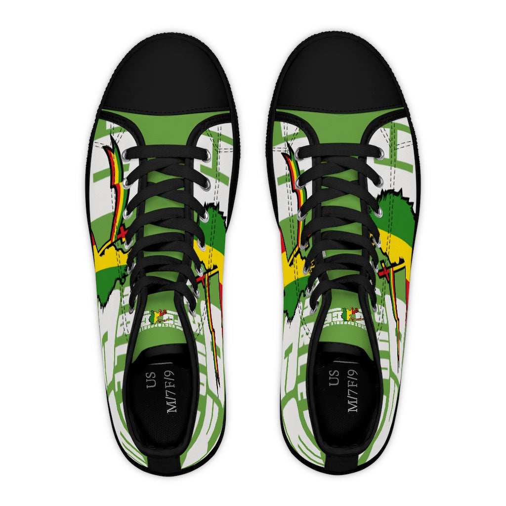 Unstoppable Force Full Banner Women's High Top Sneakers